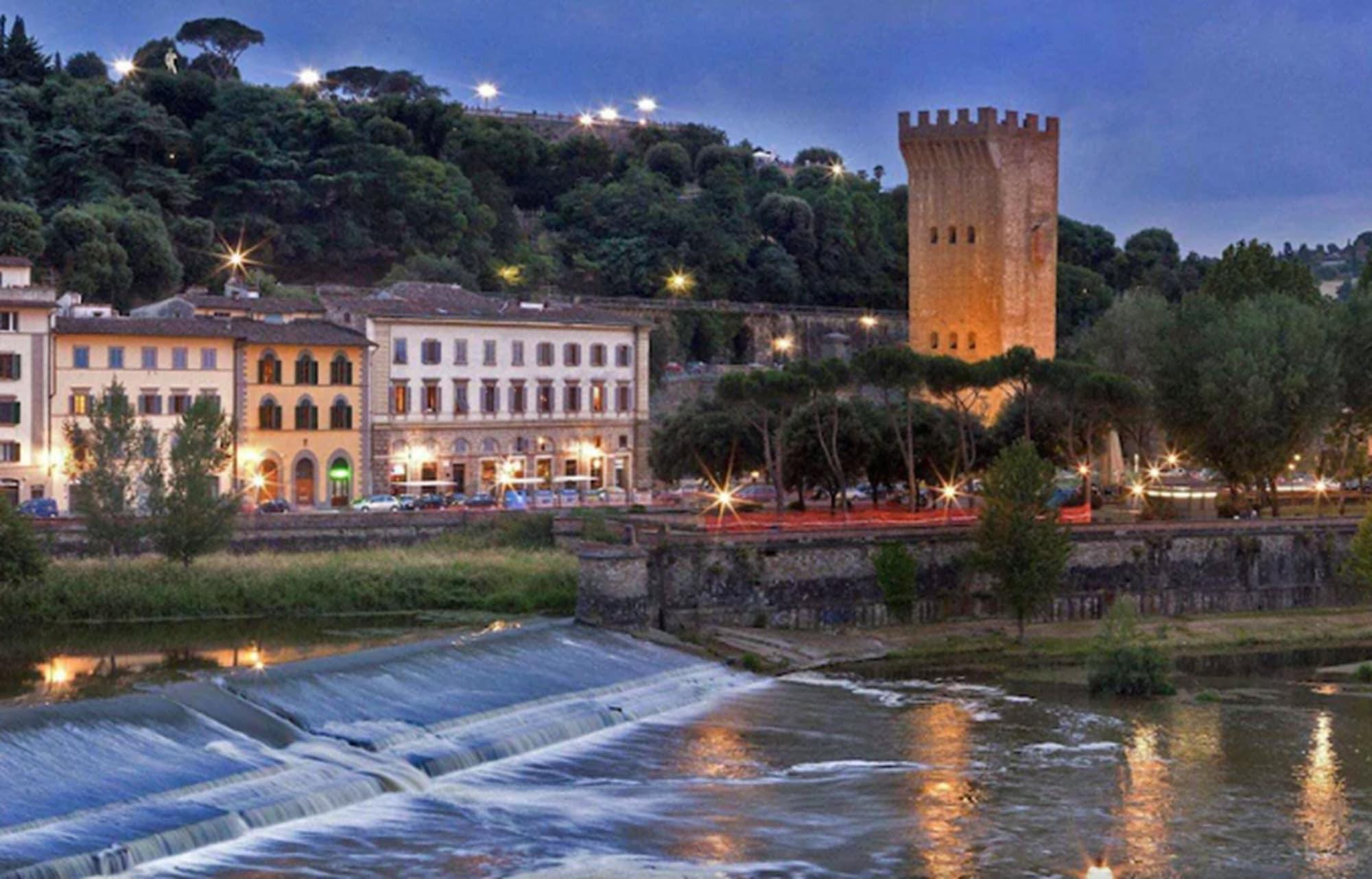 LHP Hotel River&SPA Firenze Eksteriør billede The river Arno at San Miniato al Algo